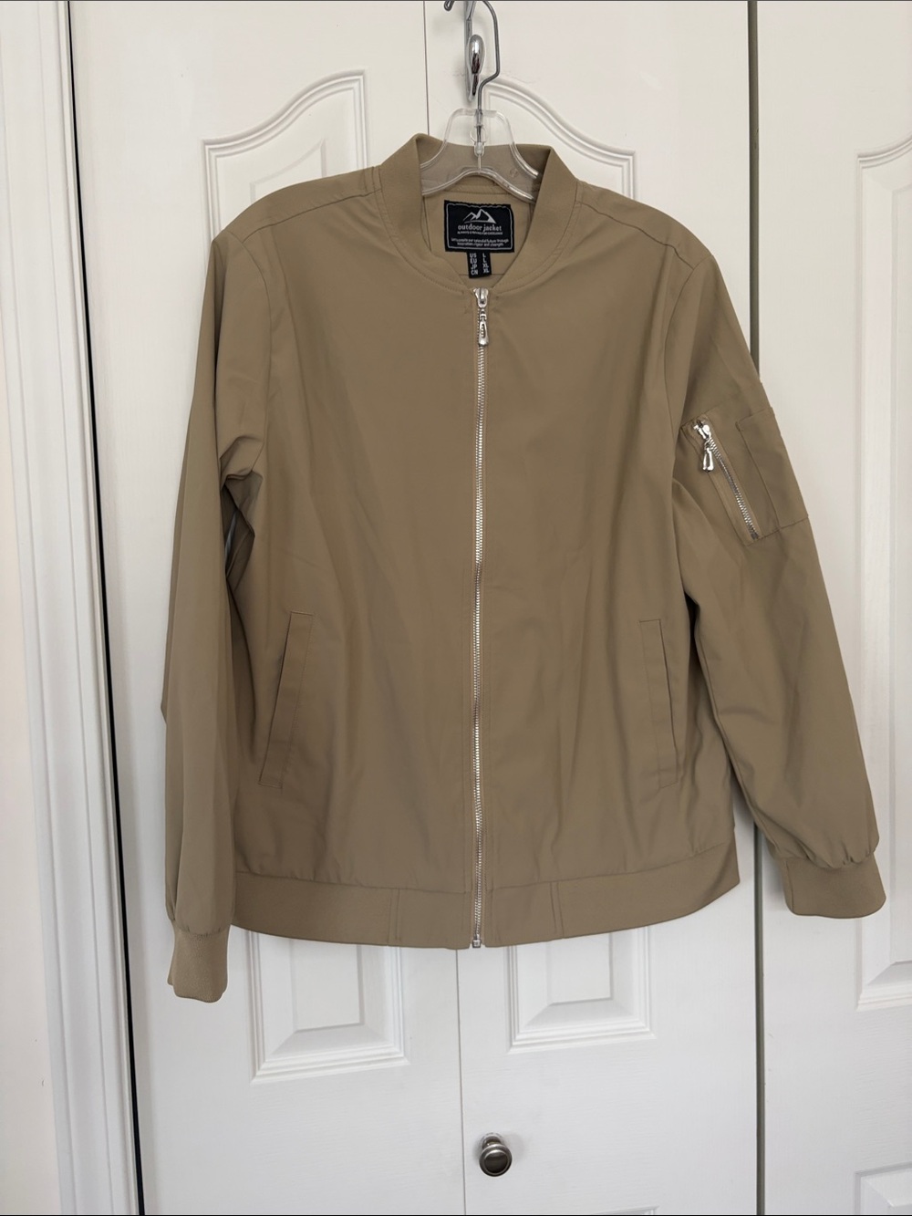 Men's Bomber Jacket - Khaki